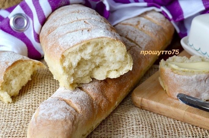 Простой и быстрый рецепт багетов