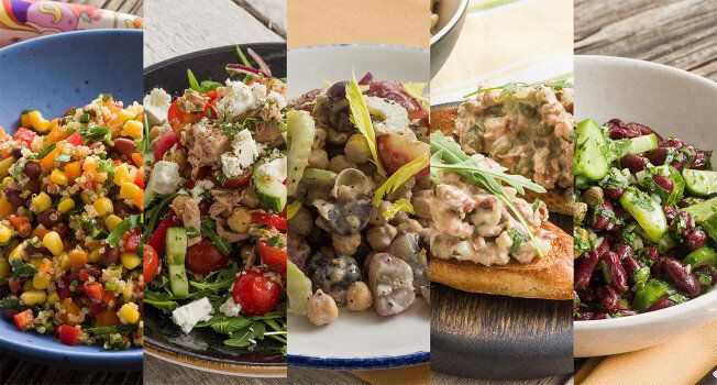 Салаты с консервированной фасолью и нутом: легко, быстро и вкусно