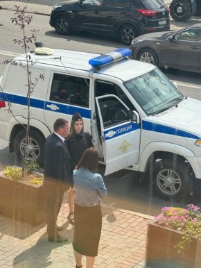 Дрон дорожников упал в центре Владимира