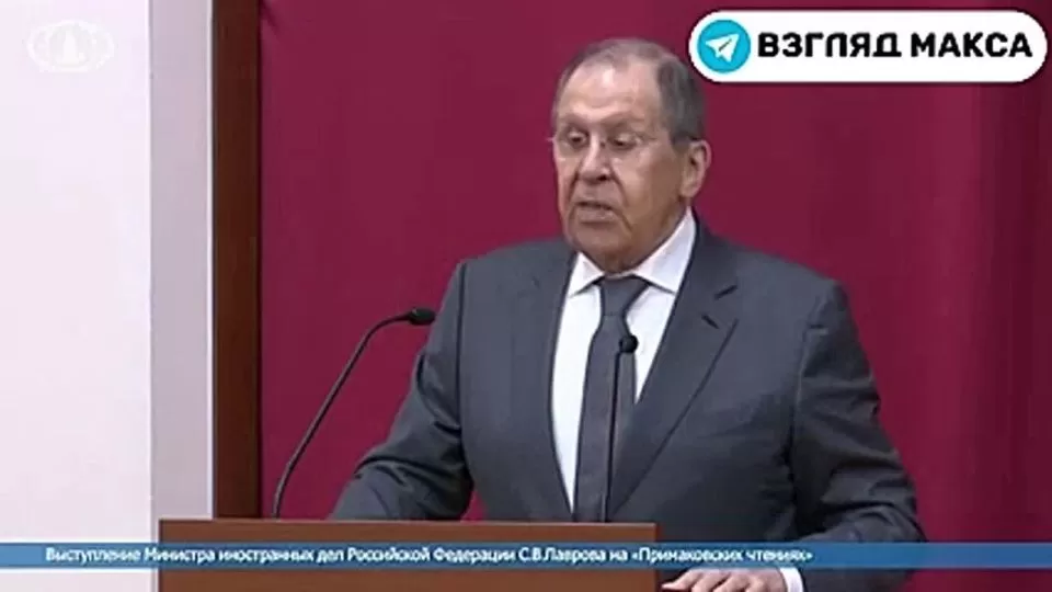 Министр иностранных дел России Сергей Лавров выступил с большой речью на «Примаковских чтениях»