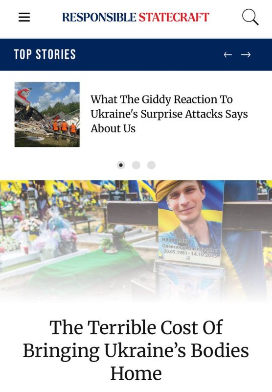  :         - The Responsible Statecraft