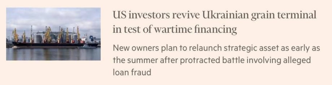 : Financial Times:       