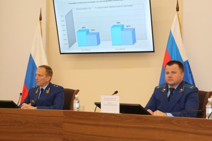 Под председательством прокурора области Ивана Грибова состоялось заседание коллегии, посвященное качеству поддержания государственного обвинения