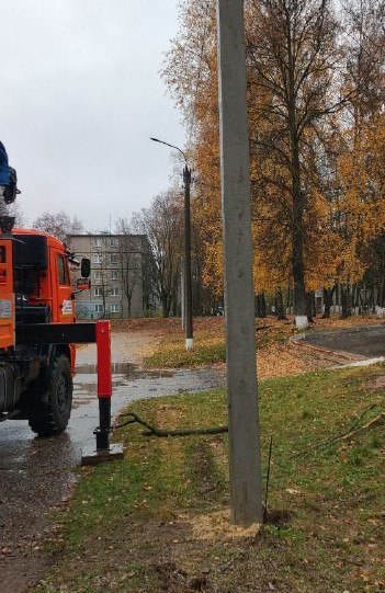 Новое освещение на территории школы №2 Новое освещение на территории школы №2