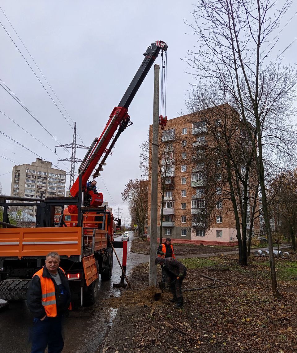 Новое освещение на территории школы №2 Новое освещение на территории школы №2