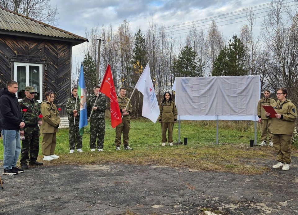 Мемориальный стенд появился в деревне Толстиково Меленковского округа