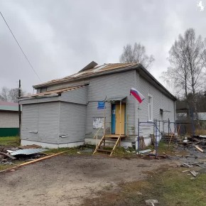 В деревне Шепелево города Владимира продолжаются работы по ремонту дома культуры