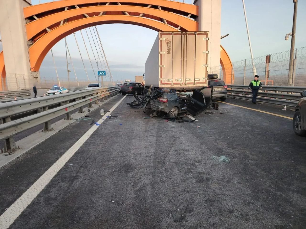 На М-12 за час произошло четыре аварии с 9 машинами На М-12 за час произошло четыре аварии с 9 машинами