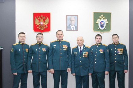 В военном следственном отделе СК России по Владимирскому гарнизону состоялась встреча с ветераном Следственных органов Юрием Нецветаевым