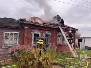 Сотрудники МЧС России оперативно ликвидировали пожар в о.Муром