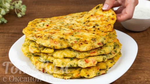 Лепешки с овощами: вкусный и полезный перекус на сковороде
