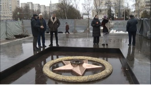 Ремонт мемориала, посвященного памяти владимирцев, павших в Великой Отечественной войне на завершающей стадии