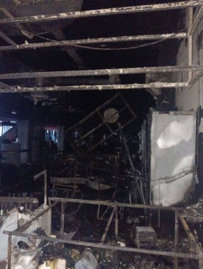 Гастромаркет закрыт после пожара