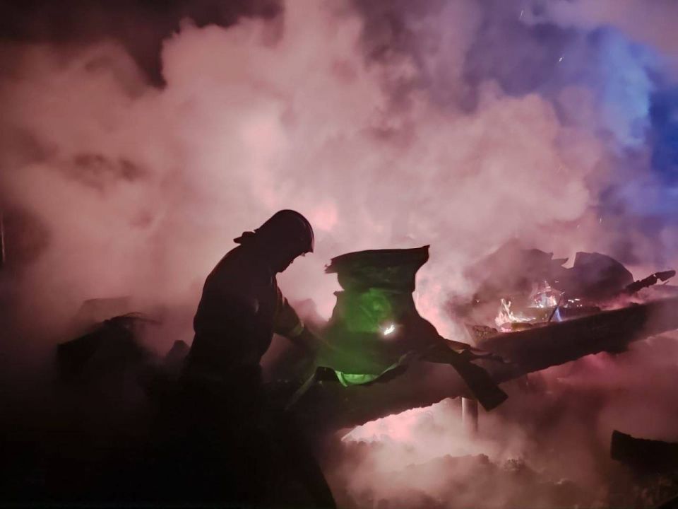 В деревне Степково сгорел частный дом в СНТ