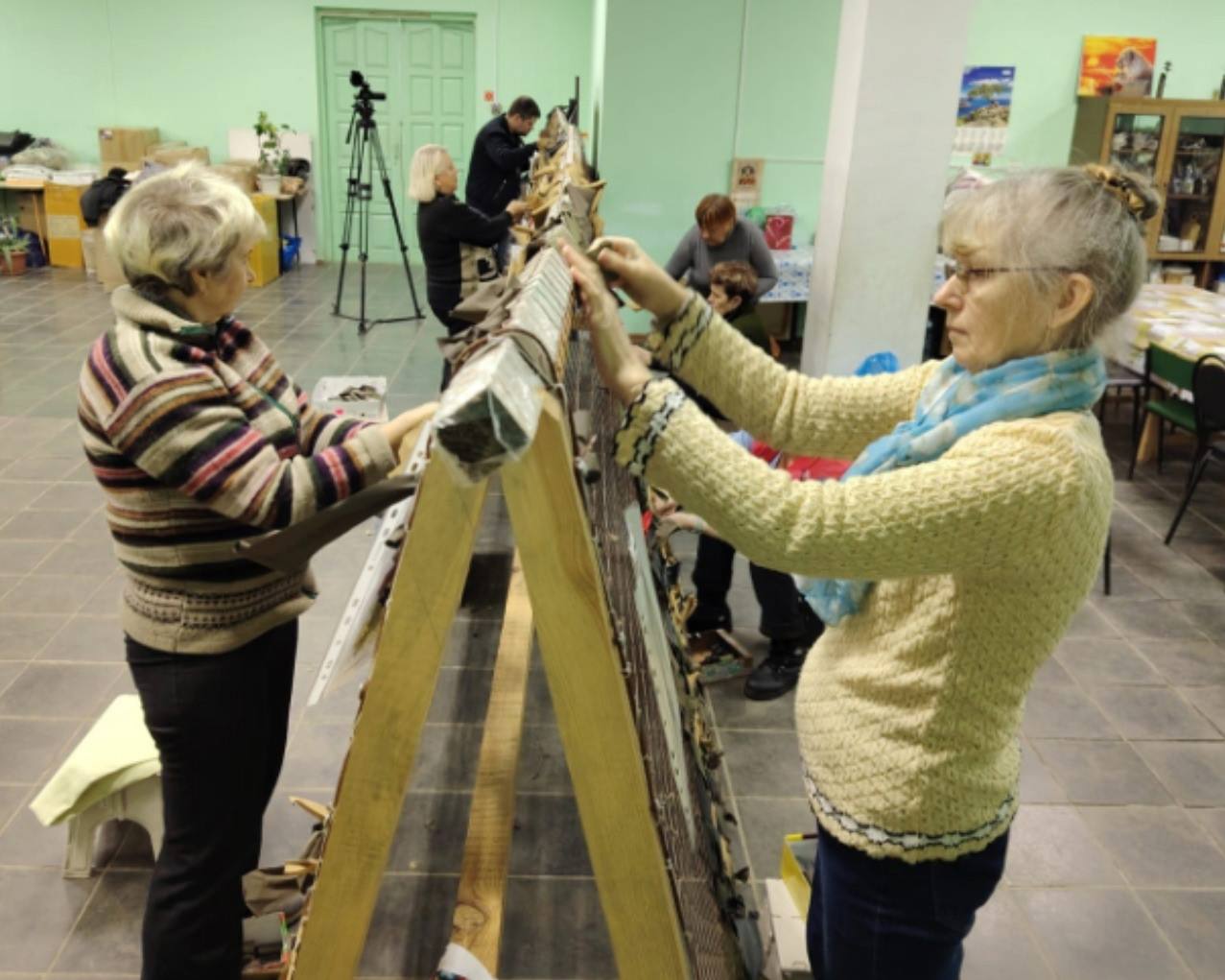 «Надежда» из Мстёры: 1360 сетей для фронта «Надежда» из Мстёры: 1360 сетей для фронта