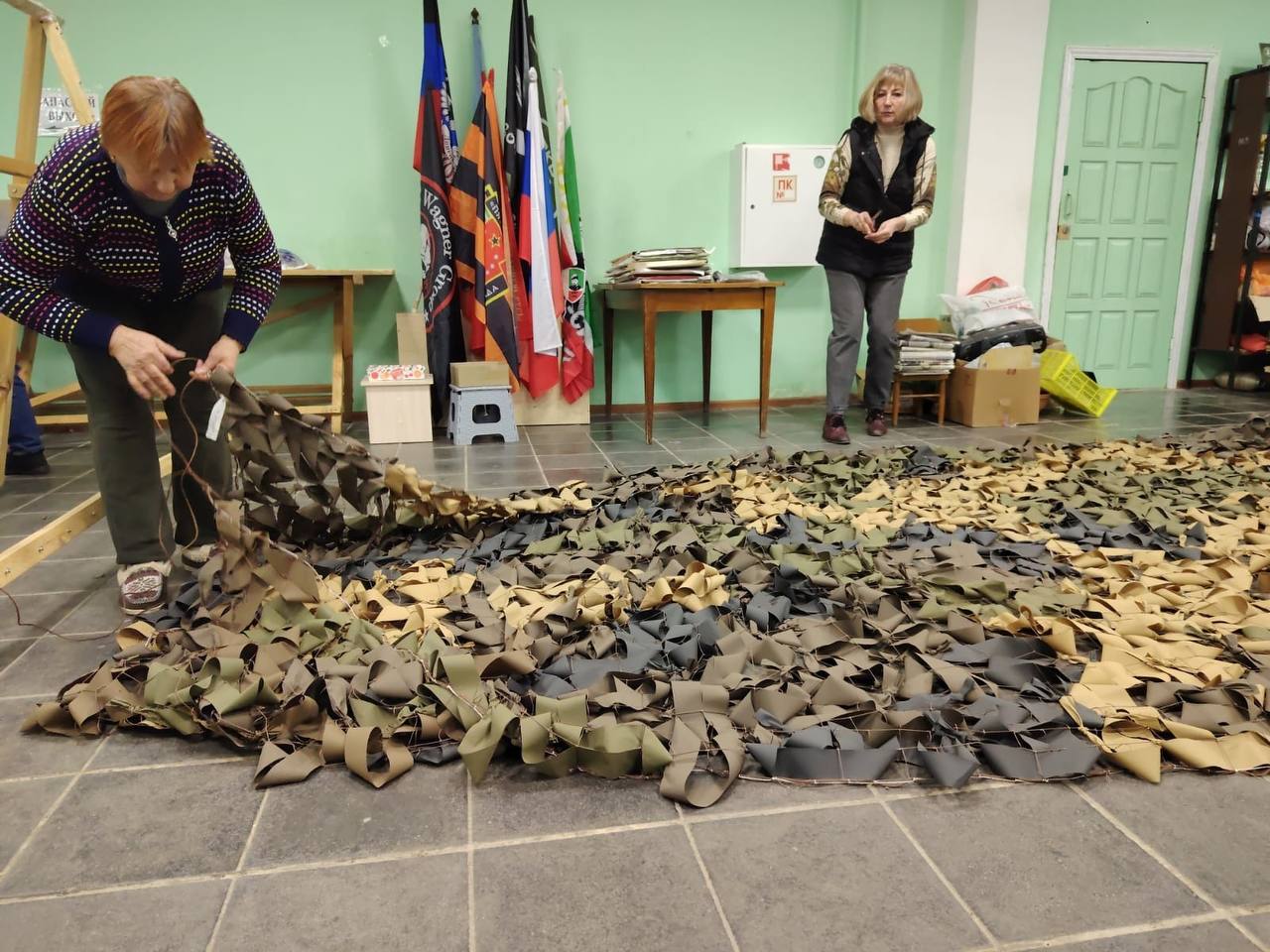 «Надежда» из Мстёры: 1360 сетей для фронта «Надежда» из Мстёры: 1360 сетей для фронта