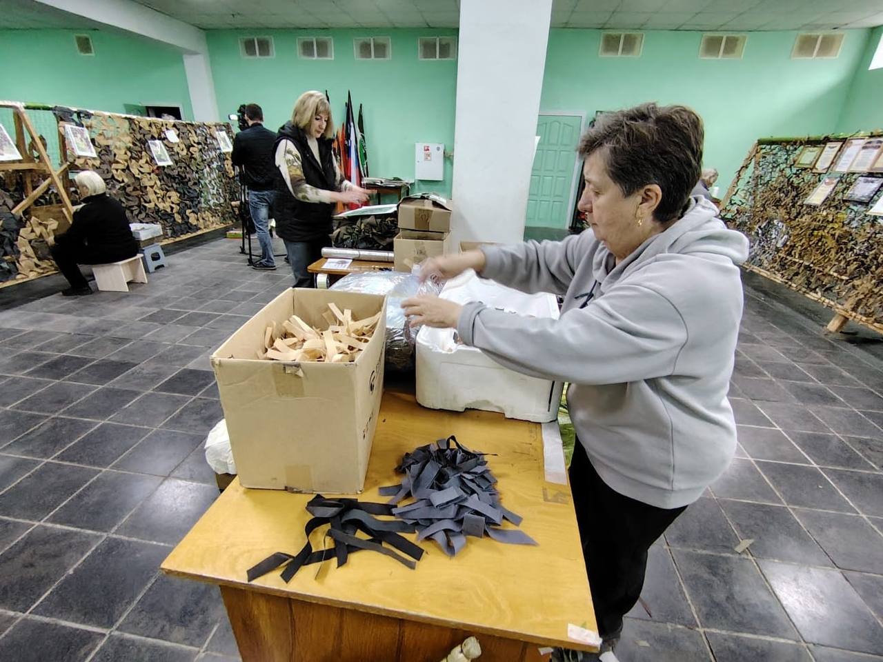 «Надежда» из Мстёры: 1360 сетей для фронта «Надежда» из Мстёры: 1360 сетей для фронта