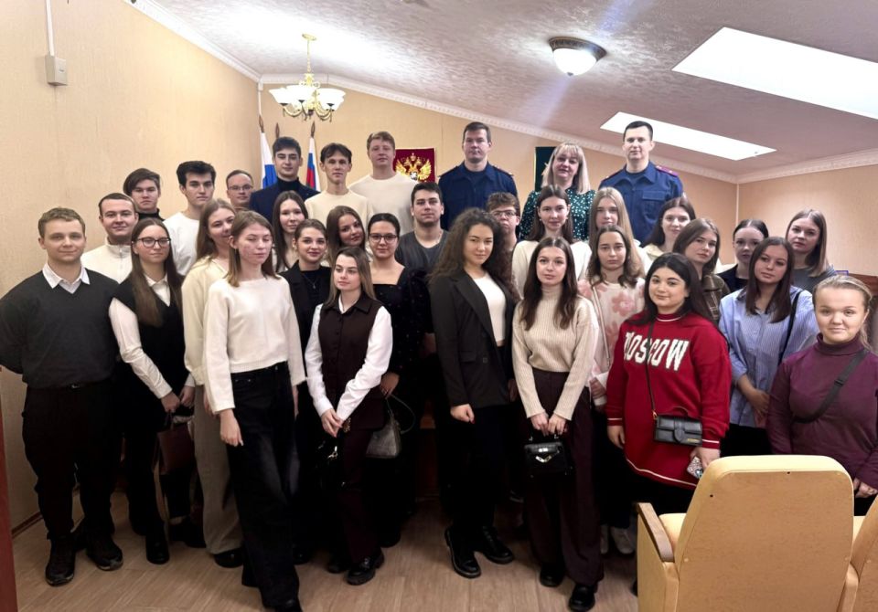 Студенты Владимирского государственного университета посетили следственное управление СК России по Владимирской области