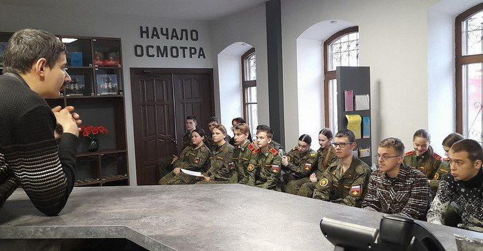 В музее «Ковров – город оружейной славы» состоялось занятие для кадетов школы №4