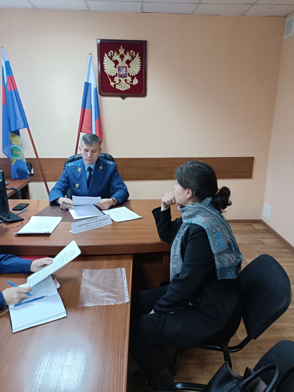 ™™™™™. ™™™™™™™™™. ™Заместитель прокурора Владимирской области Евгений Ортиков провел личный приём граждан в Юрьев-Польском районе На прошедшей неделе заместитель прокурора Владимирской области Евгений Владимирович...