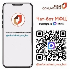 Чат-бот МФЦ Владимирской области заработал в мессенджере MAX