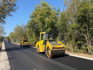 В Меленковском округе завершили дорожную кампанию, обновив 10,5 км дорог