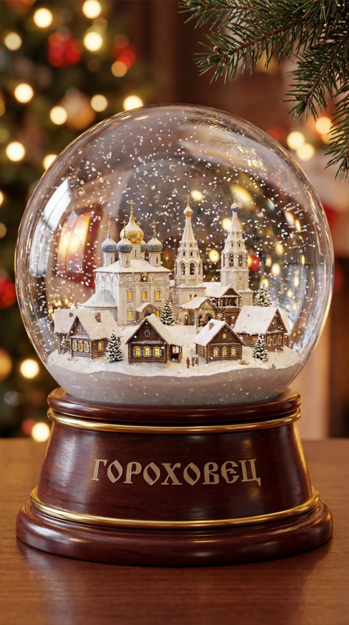 Города в магических шарах – купеческие дома и много снега Города в магических шарах – купеческие дома и много снега