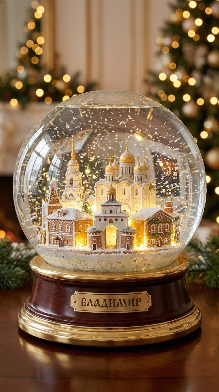 Города в магических шарах – купеческие дома и много снега