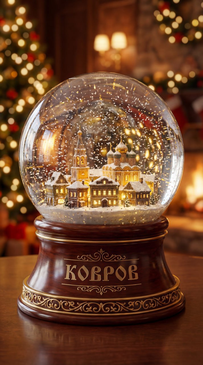 Города в магических шарах – купеческие дома и много снега Города в магических шарах – купеческие дома и много снега