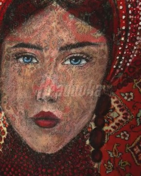 Художница подарила второй шанс «бабушкиным» коврам: теперь это не просто изделие, а картина с русскими красавицами