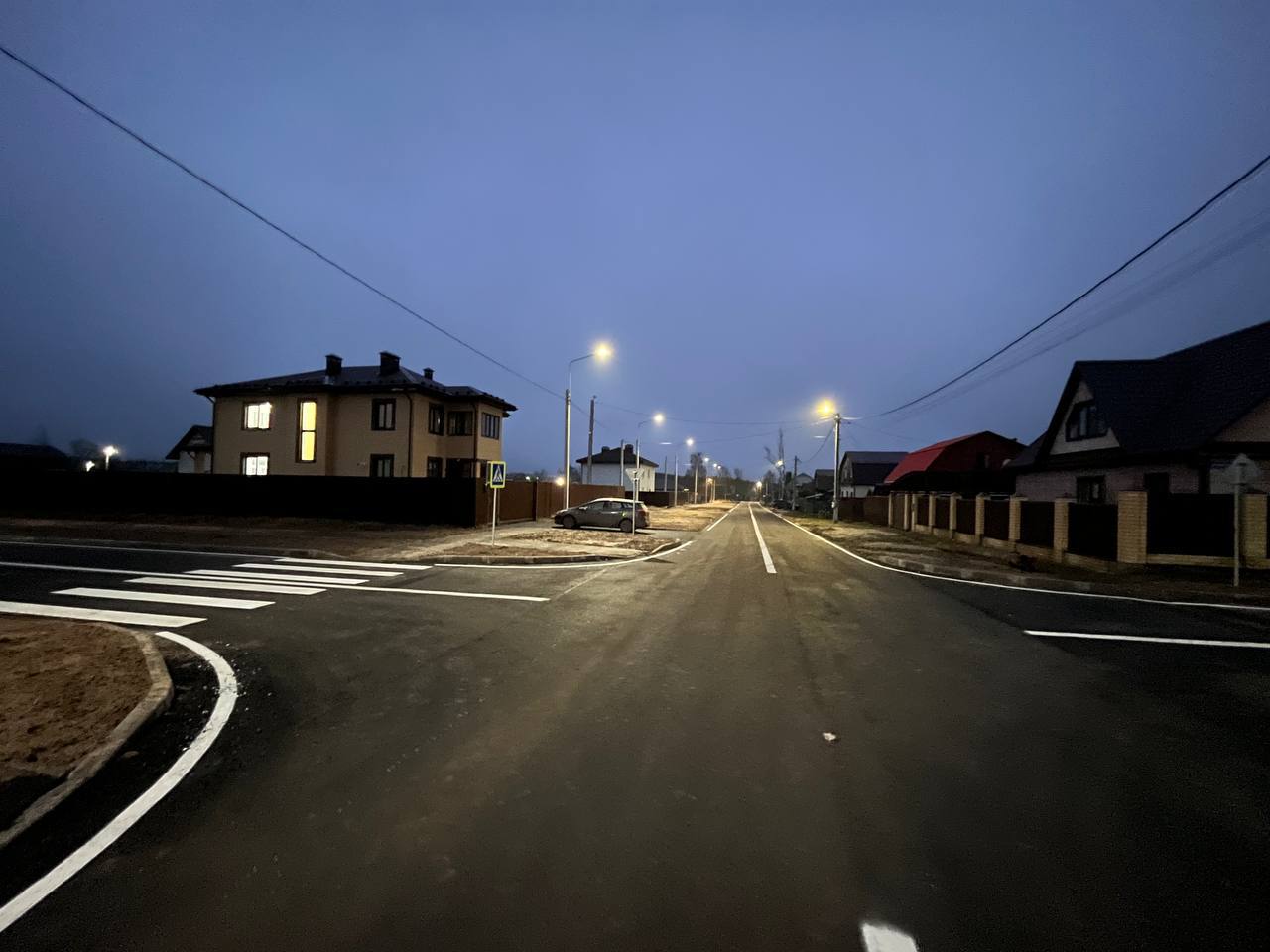 К участкам многодетных в Гусь-Хрустальном построили дорогу с освещением и парковкой К участкам многодетных в Гусь-Хрустальном построили дорогу с освещением и парковкой