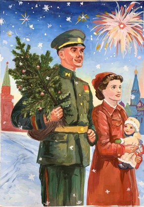 Это новогодние рисунки юных художников Владимирской области