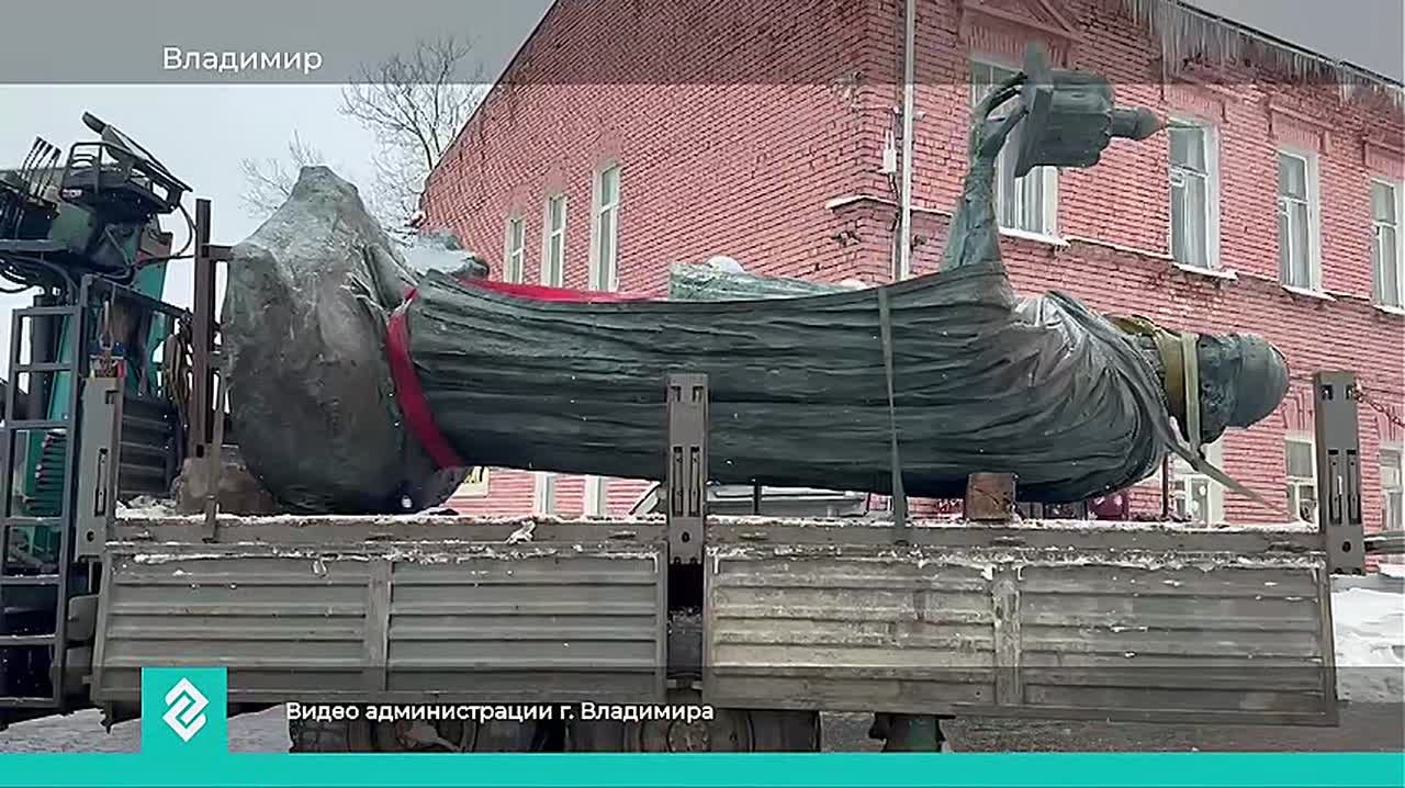 Во Владимире начались работы по установке памятника Юрию Долгорукому