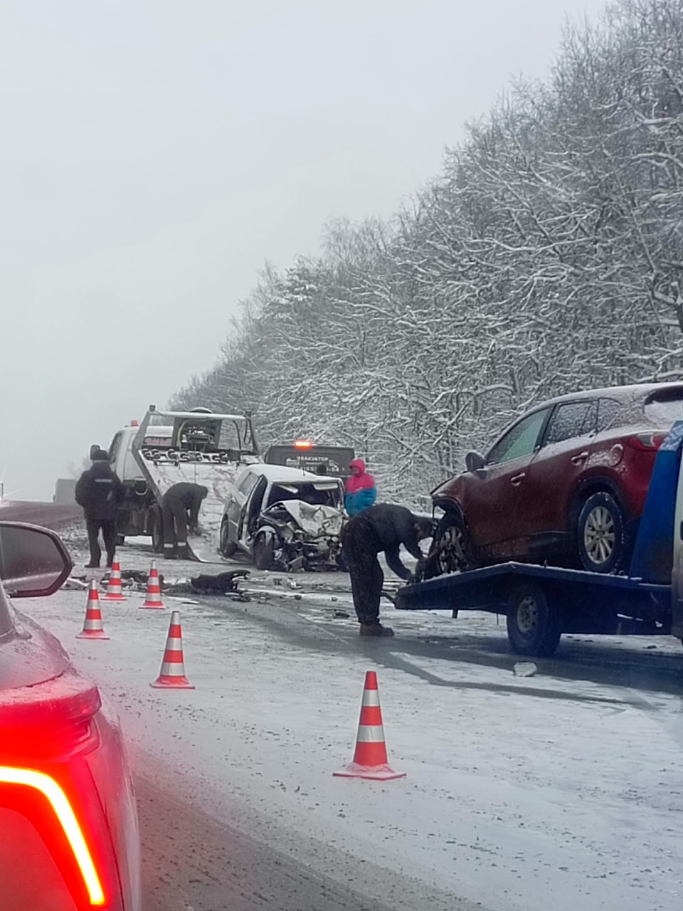 Два человека погибли в ДТП на трассе в районе Юрьевца Два человека погибли в ДТП на трассе в районе Юрьевца