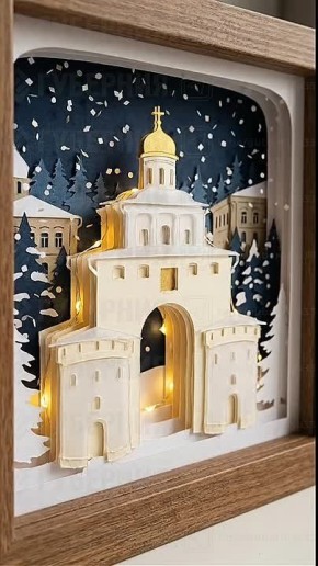 Бумажные фигурки во Владимире – нейросети отлично поработали ножницами