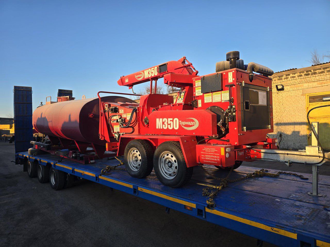 В Кировское приехала коммунальная техника из Владимирской области