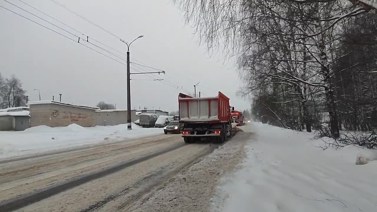 Ковров - в центре снежного циклона