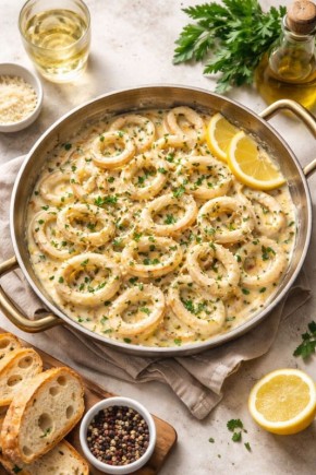 Кальмары в сливочном соусе: неповторимый вкус морского угощения