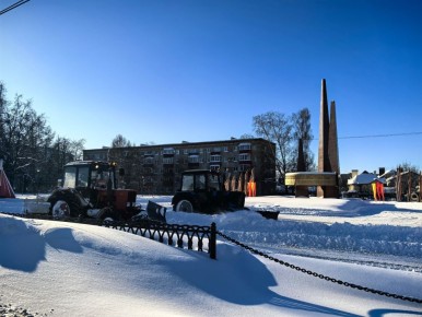 Вывоз снега и очистка автодорог 31 января - 1 февраля