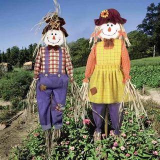 Как создать оригинальное чучело для своего сада