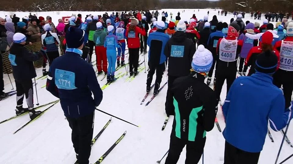 Самому младшему участнику «Лыжни России» во Владимире – четыре года