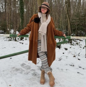 Зимний стиль: 64-летняя фэшн-блогер из Германии делится своими секретами