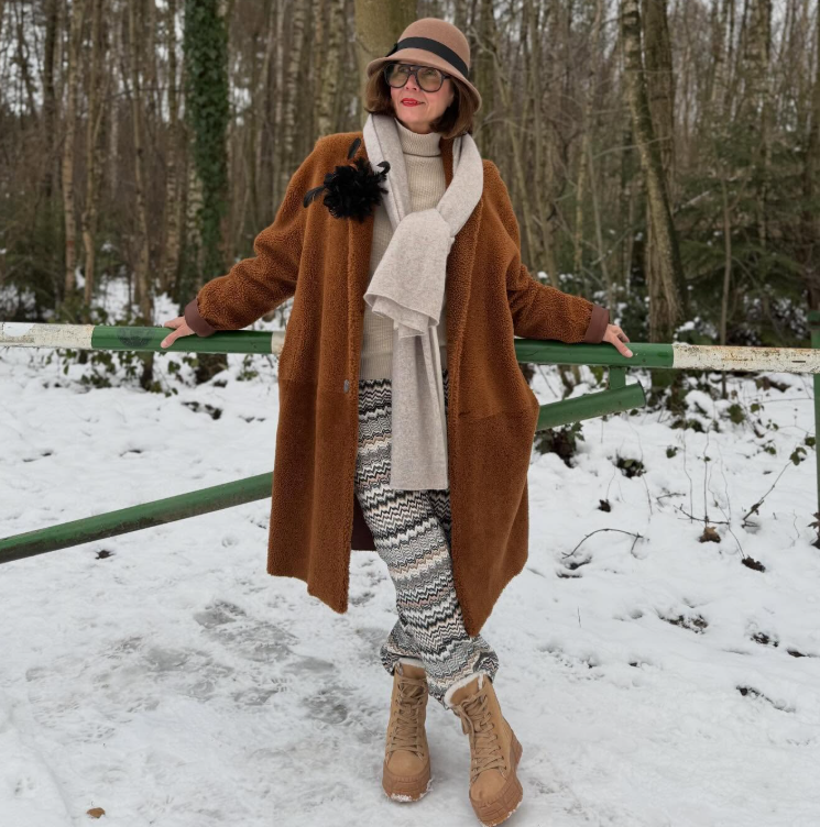 Зимний стиль: 64-летняя фэшн-блогер из Германии делится своими секретами