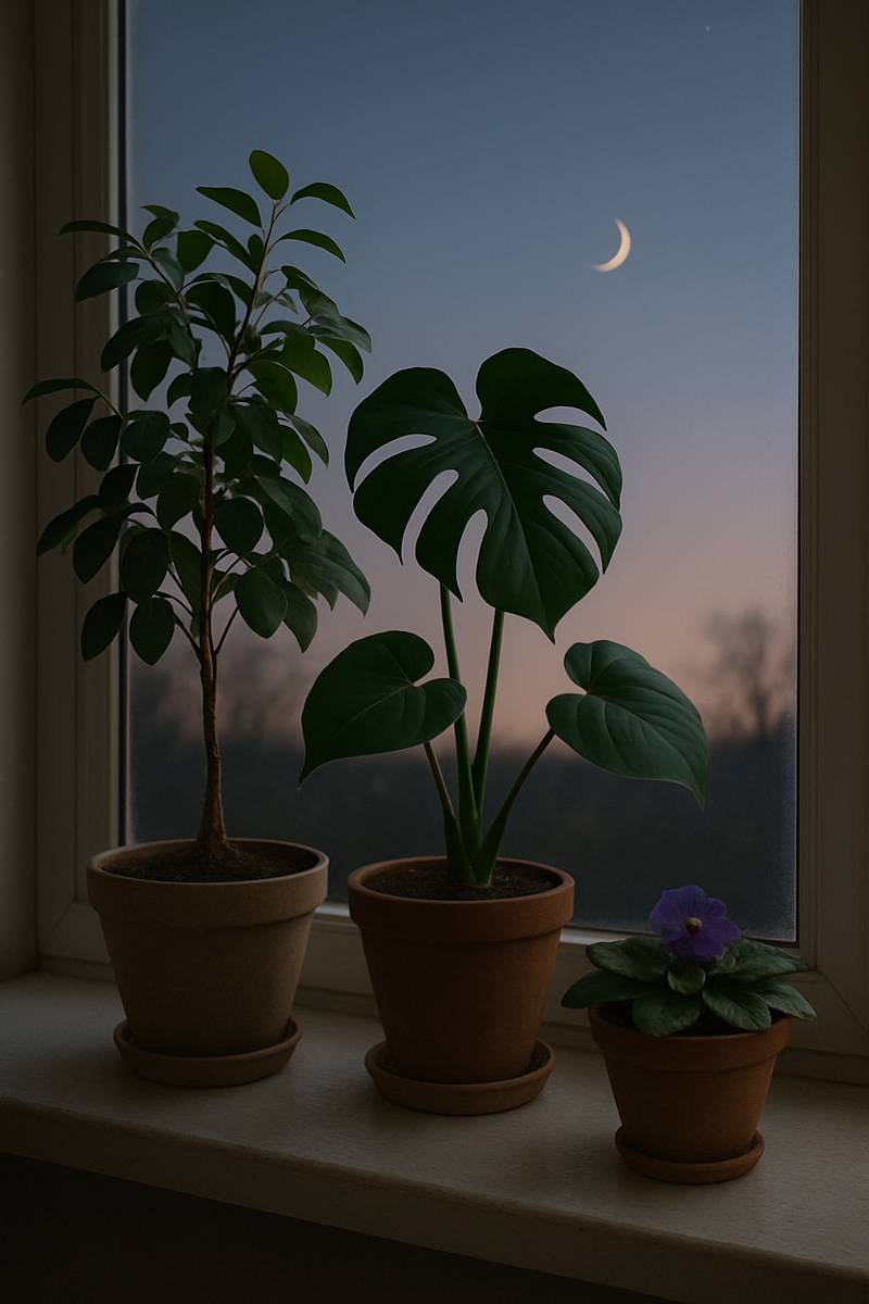Как убывающая луна влияет на ваши комнатные растения