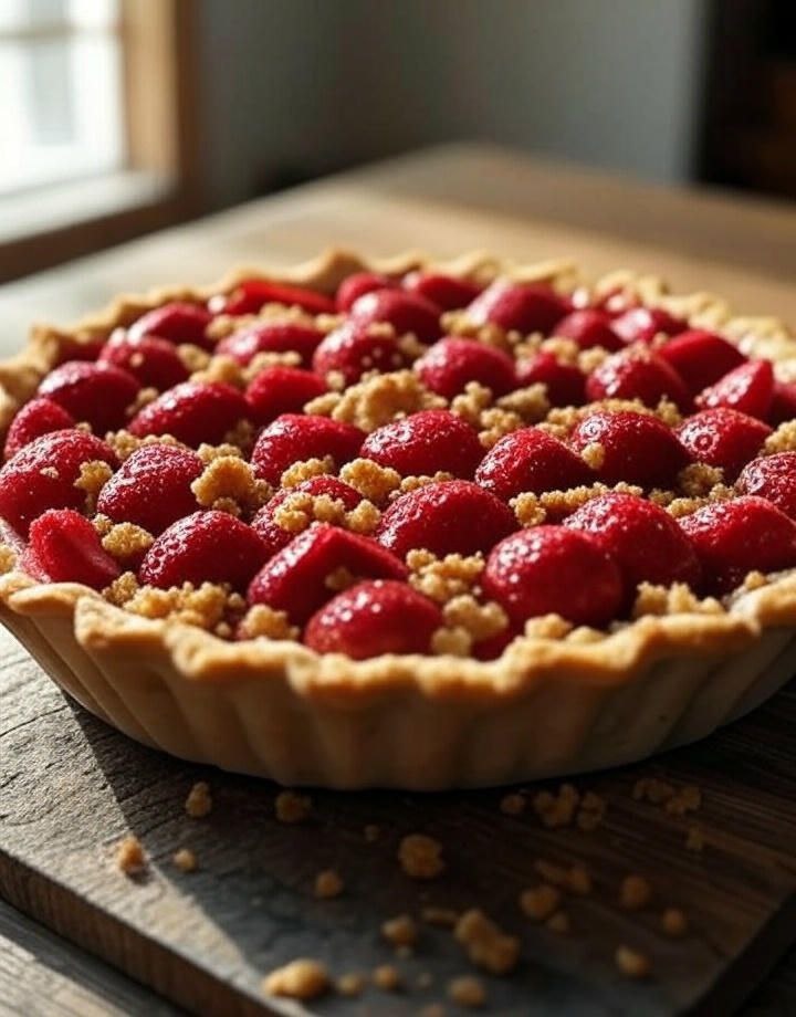 Нежный клубничный пирог, который покорит сердца