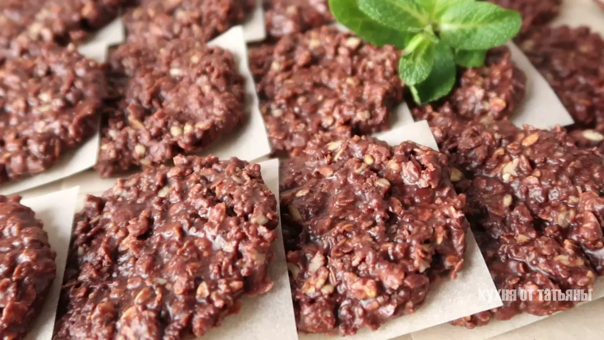 Шоколадное овсяное печенье без выпечки: быстро, легко и невероятно вкусно