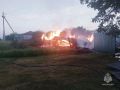 В деревне Анино из-за неисправной электропроводки сгорел дом