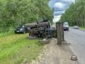 На федеральной трассе в Камешковском округе столкнулись бензовоз и трактор