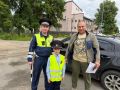 В Камешково сотрудники Госавтоинспекции исполнили мечту юного жителя города