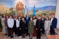 Председатель Законодательного Собрания Владимирской области Ольга Хохлова и сенатор Совета Федерации Владимир Киселёв встретились с победителями IV Международного литературно-творческого конкурса «Внуки о войне»